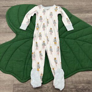 The Beaufort Bonnet Company 12-18M Nutcracker Knoxs Nigh Night Zipper Footie